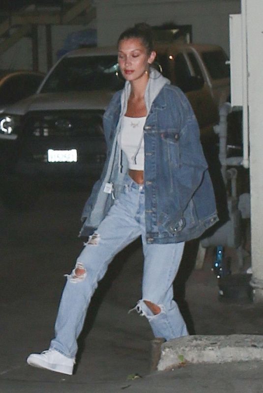 BELLA HADID at Matsuhisa in Bevrly Hills 08/08/2018