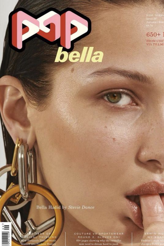 BELLA HADID in Pop Magazine, September 2018