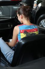 BELLA HADID Out and About in Beverly HIlls 08/09/2018