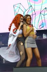BELLA THORNE Performs at Billboard Hot 100 Music Festival in New York 08/19/2018