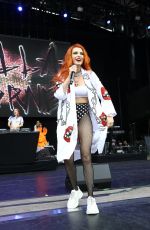 BELLA THORNE Performs at Billboard Hot 100 Music Festival in New York 08/19/2018