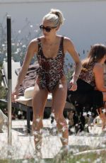 BILLIE and SAM FAIERS and FERNE MCCANN at a Pool in Ibiza 08/23/2018