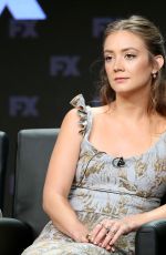 BILLIE LOURD at American Horror Story: Apocalypse Pane st TCA Summer Press Tour in Los Angeles 08/03/2018