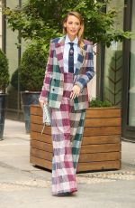 BLAKE LIVELY Leaves Crosby Hotel in New York 08/18/2018