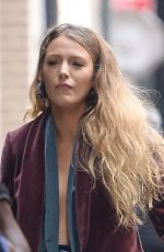 BLAKE LIVELY Leaves Her Hotel in New York 08/17/2018