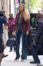 BLAKE LIVELY Leaves Her Hotel in New York 08/17/2018