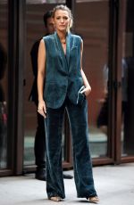 BLAKE LIVELY Leaves Spring Studios in New York 08/17/2018