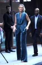 BLAKE LIVELY Leaves Spring Studios in New York 08/17/2018