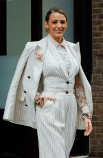 BLAKE LIVELY Out in New York to Pomote A Simple Favor Movie 08/19/2018