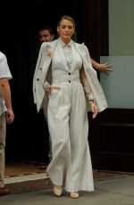BLAKE LIVELY Out in New York to Pomote A Simple Favor Movie 08/19/2018
