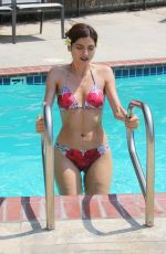 BLANCA BLANCO in Bikini at a Pool in Malibu 08/11/2018