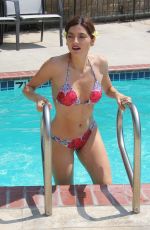 BLANCA BLANCO in Bikini at a Pool in Malibu 08/11/2018