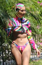 BLANCA BLANCO in Colorful Bikini in Malibu 08/15/2018