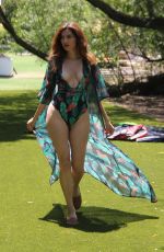 BLANCA BLANCO in Swimsuit at a Park in Malibu 08/09/2018