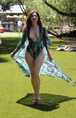 BLANCA BLANCO in Swimsuit at a Park in Malibu 08/09/2018