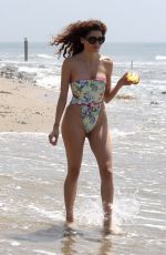 BLANCA BLANCO in Swimsuit on the Beach in Malibu 08/12/2018