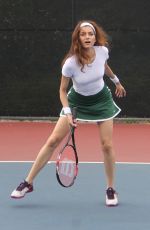 BLANCA BLANCO Playing Tennis in Malibu 08/20/2018