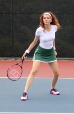 BLANCA BLANCO Playing Tennis in Malibu 08/20/2018