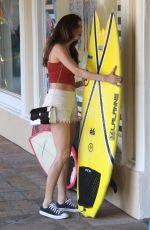 BLANCA BLANCO Shoping a Surf Board in Malibu 08/17/2018