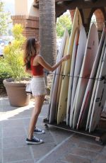 BLANCA BLANCO Shoping a Surf Board in Malibu 08/17/2018