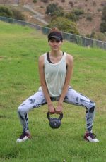 BLANCA BLANCO Workout at Pepperdine University in Malibu 08/21/2018