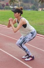 BLANCA BLANCO Workout at Pepperdine University in Malibu 08/21/2018