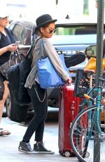 BRENDA SONG Out and About in New York 08/26/2018