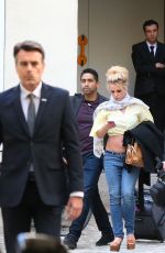 BRITNEY SPEARS Leaves Her Hotel in Paris 08/28/2018