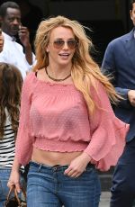 BRITNEY SPEARS Out and About in Paris 08/27/2018