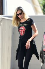 BROOKE BURNS at a Gas Station in Los Angeles 08/19/2018
