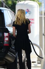 BROOKE BURNS at a Gas Station in Los Angeles 08/19/2018