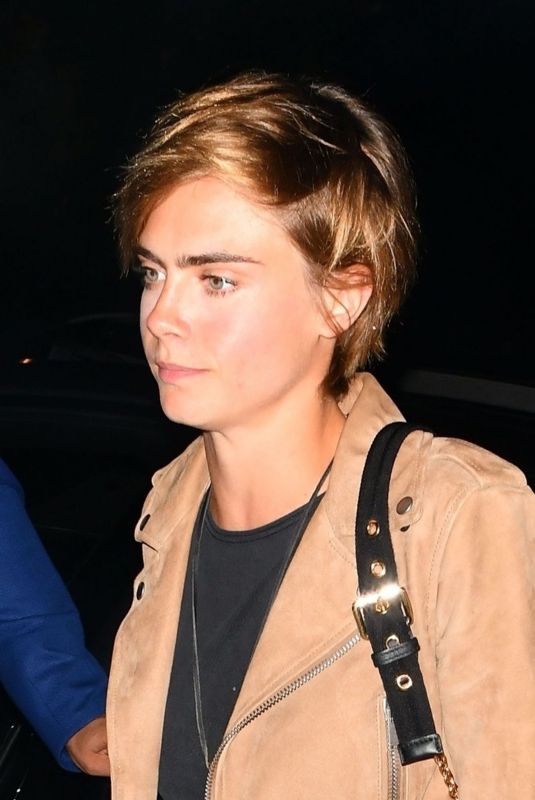 CARA DELEVINGNE and LADY MARY CHARTERIS Night Out in London 08/25/2018