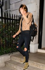 CARA DELEVINGNE and LADY MARY CHARTERIS Night Out in London 08/25/2018