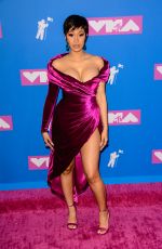 CARDI B at MTV Video Music Awards in New York 08/20/2018