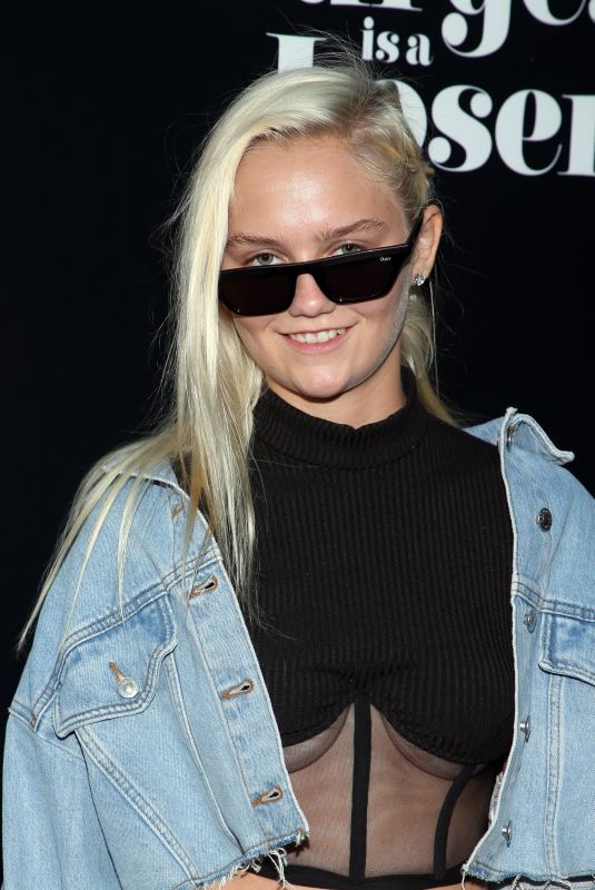 CARLIE HANSON at Sierra Bugess is a Loser Premiere in Los Angeles 08/30/2018