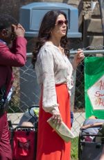 CATHERINE ZETA JONES on the Set of Queen America in Atlanta 08/069/2018