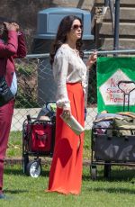 CATHERINE ZETA JONES on the Set of Queen America in Atlanta 08/069/2018