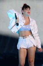 CHARLI XCX Performs at Hard Rock Stadium in Miami 08/18/2018
