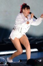 CHARLI XCX Performs at Hard Rock Stadium in Miami 08/18/2018