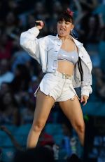 CHARLI XCX Performs at Hard Rock Stadium in Miami 08/18/2018