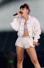 CHARLI XCX Performs at Hard Rock Stadium in Miami 08/18/2018