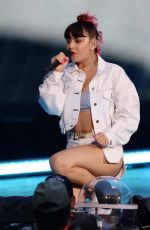 CHARLI XCX Performs at Hard Rock Stadium in Miami 08/18/2018