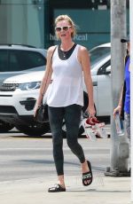 CHARLIZE THERON at Soulcycle in West Hollywood 08/04/2018