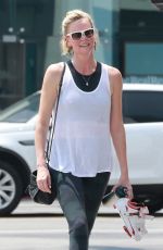 CHARLIZE THERON at Soulcycle in West Hollywood 08/04/2018