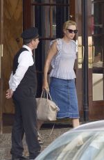 CHARLIZE THERON Leaves Her Hotel in Montreal 08/22/2018