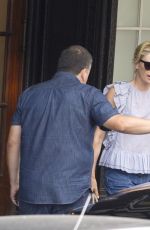 CHARLIZE THERON on the Set of FLasrsky 