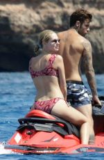 CHIARA FERRAGNI in Bikini on a Speedboat in Formentera 08/11/2018