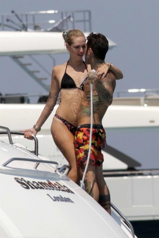 CHIARA FERRAGNI in Bikini on Vacation in Formentera 08/05/2018
