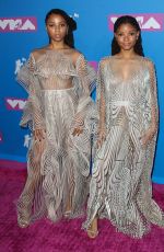 CHLOE and HALLE BAILEY at MTV Video Music Awards in New York 08/20/2018