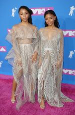 CHLOE and HALLE BAILEY at MTV Video Music Awards in New York 08/20/2018